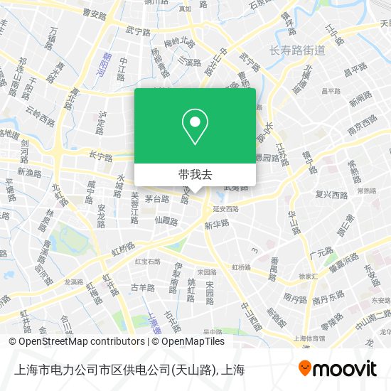 上海市电力公司市区供电公司(天山路)地图