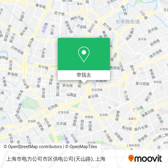 上海市电力公司市区供电公司(天山路)地图