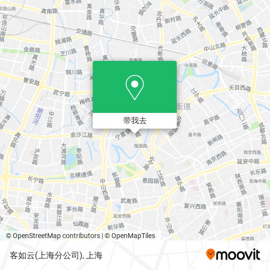 客如云(上海分公司)地图