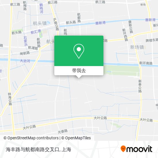 海丰路与航都南路交叉口地图