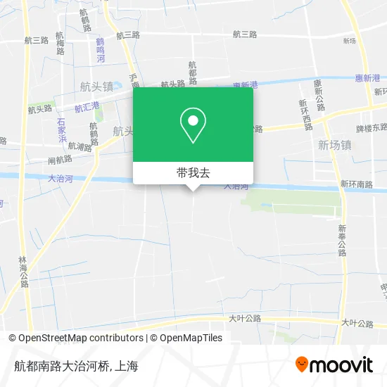 航都南路大治河桥地图
