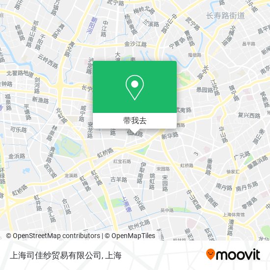 上海司佳纱贸易有限公司地图