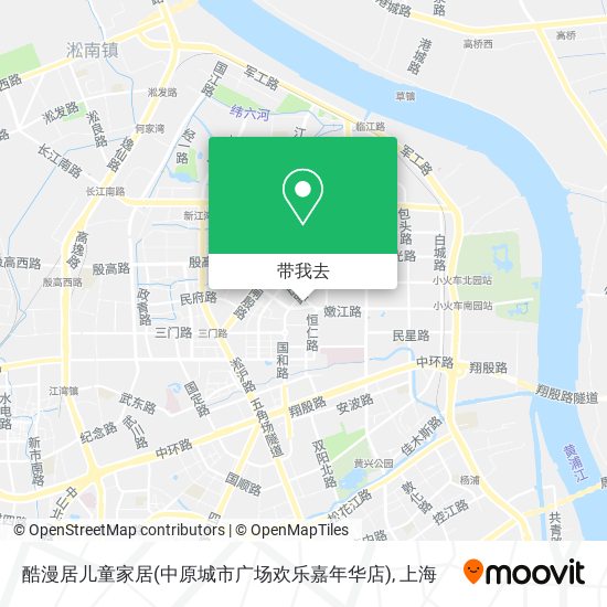 酷漫居儿童家居(中原城市广场欢乐嘉年华店)地图