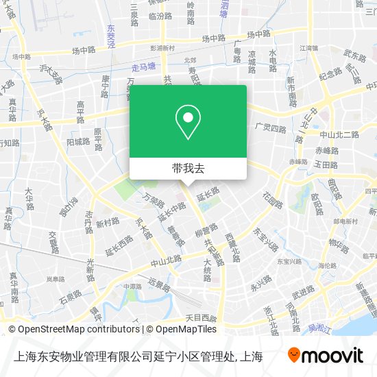 上海东安物业管理有限公司延宁小区管理处地图