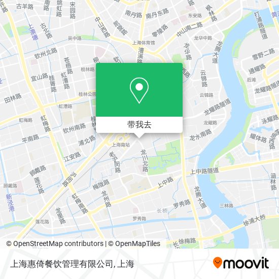 上海惠倚餐饮管理有限公司地图