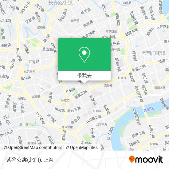 紫谷公寓(北门)地图