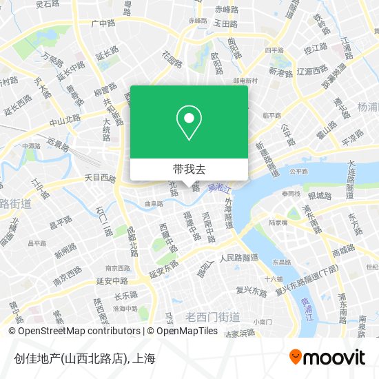 创佳地产(山西北路店)地图