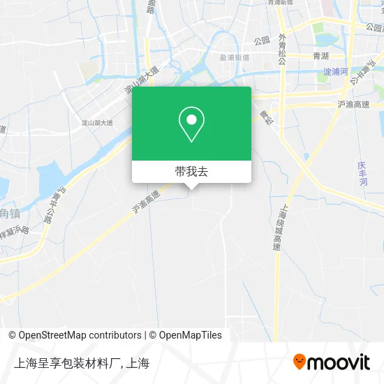 上海呈享包装材料厂地图