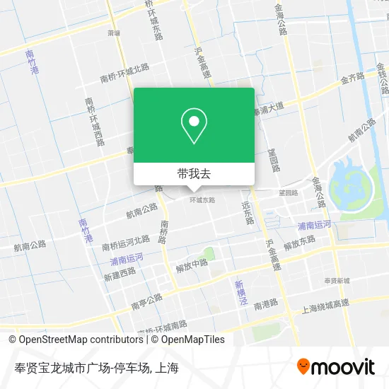 奉贤宝龙城市广场-停车场地图
