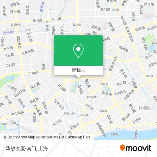 华敏大厦-南门地图