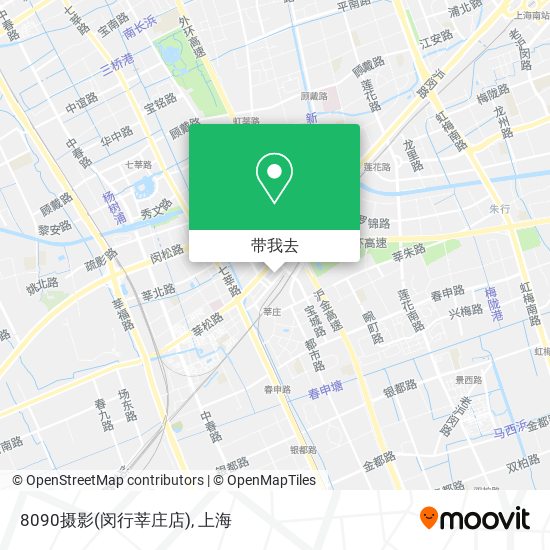 8090摄影(闵行莘庄店)地图
