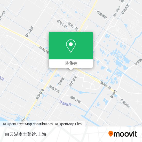 白云湖南土菜馆地图
