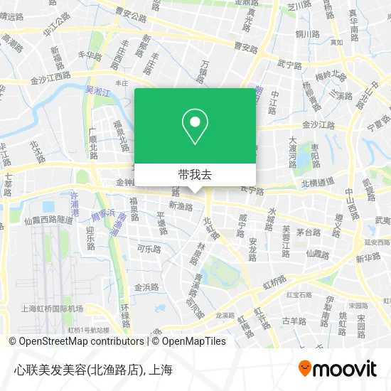 心联美发美容(北渔路店)地图