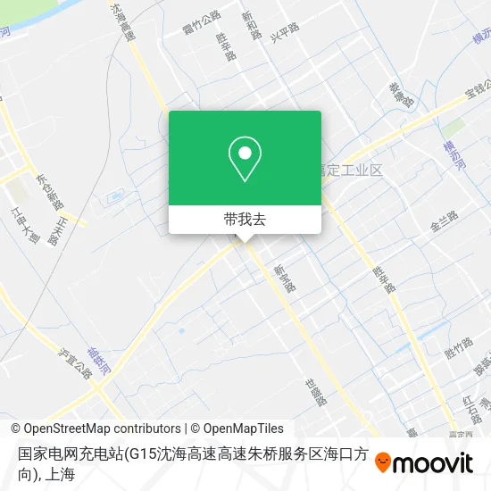 国家电网充电站(G15沈海高速高速朱桥服务区海口方向)地图