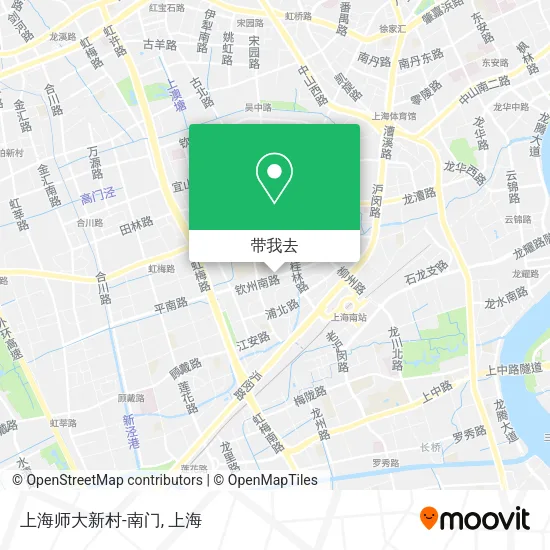 上海师大新村-南门地图