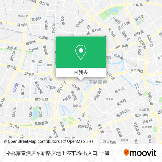 格林豪泰酒店东新路店地上停车场-出入口地图