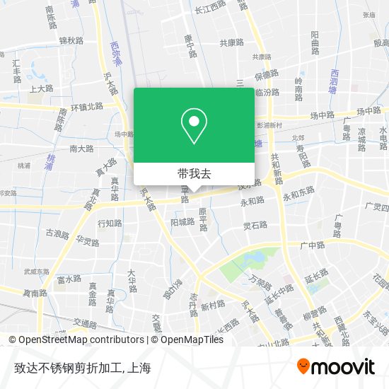 致达不锈钢剪折加工地图