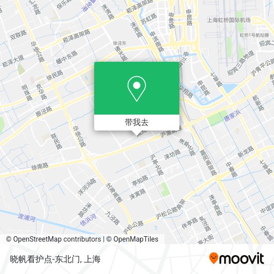 晓帆看护点-东北门地图