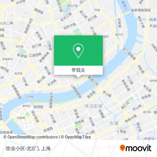 崇业小区-北2门地图