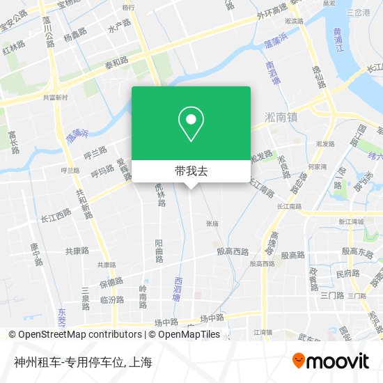 神州租车-专用停车位地图