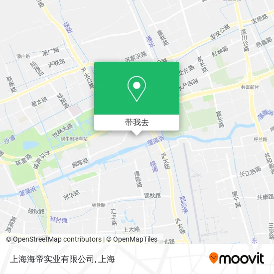 上海海帝实业有限公司地图