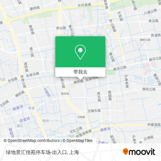 绿地景汇佳苑停车场-出入口地图
