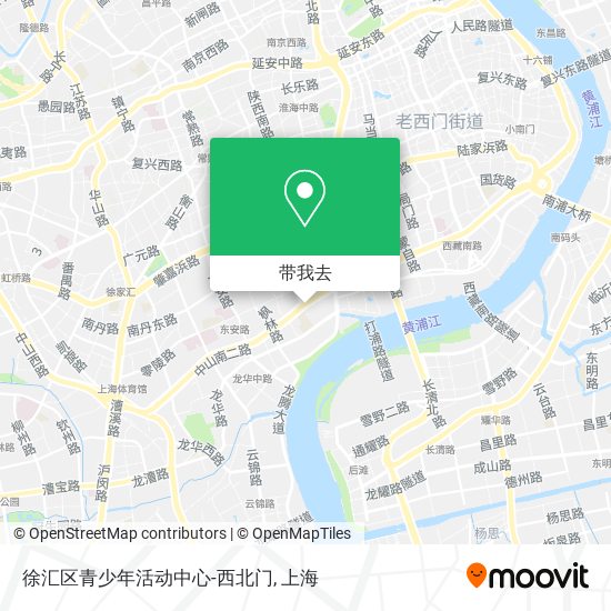 徐汇区青少年活动中心-西北门地图