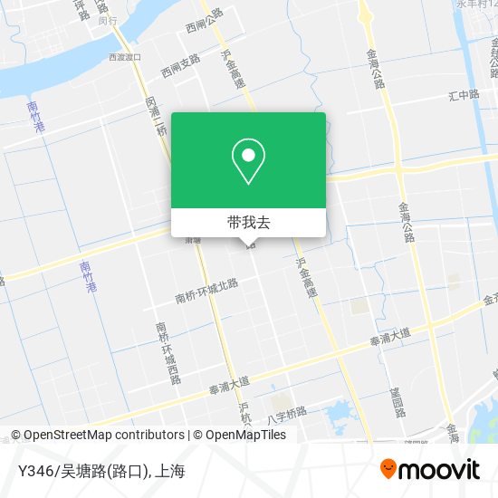 Y346/吴塘路(路口)地图