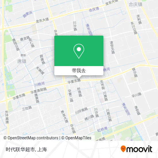 时代联华超市地图