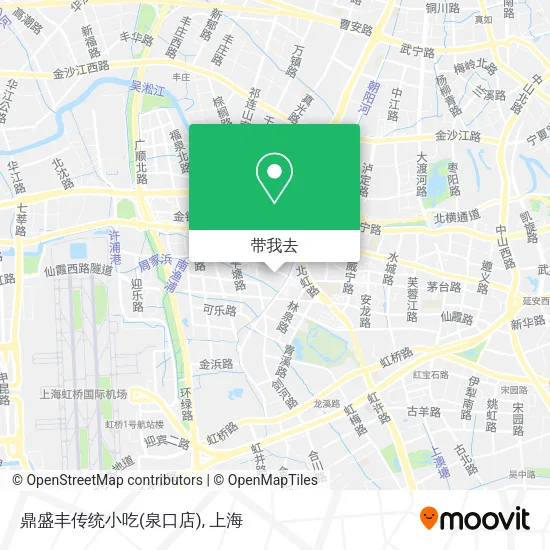 鼎盛丰传统小吃(泉口店)地图