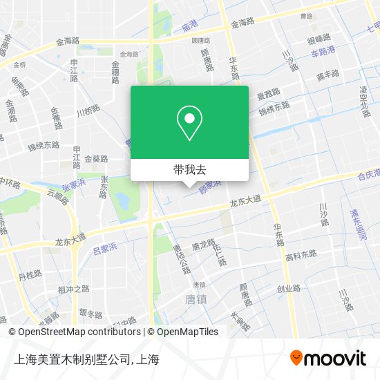 上海美置木制别墅公司地图