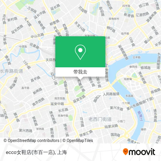 ecco女鞋店(市百一店)地图