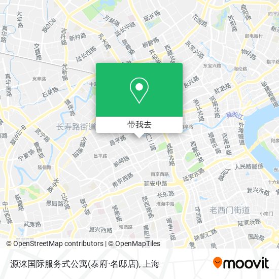 源涞国际服务式公寓(泰府·名邸店)地图