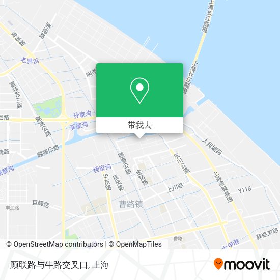 顾联路与牛路交叉口地图