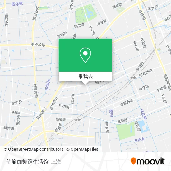 韵瑜伽舞蹈生活馆地图