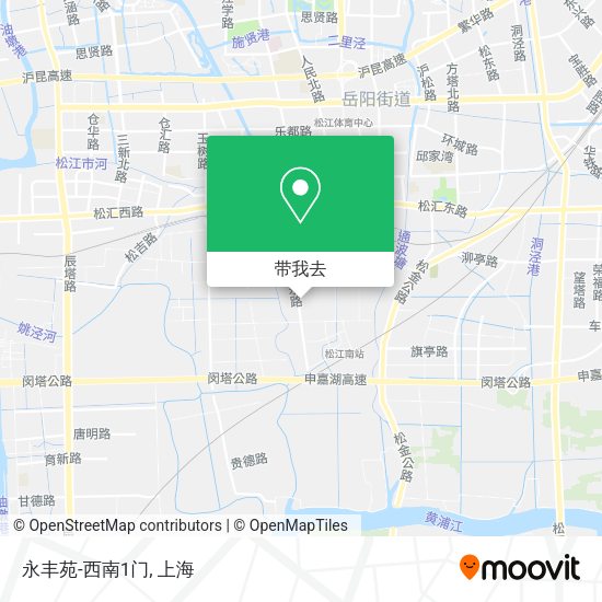 永丰苑-西南1门地图