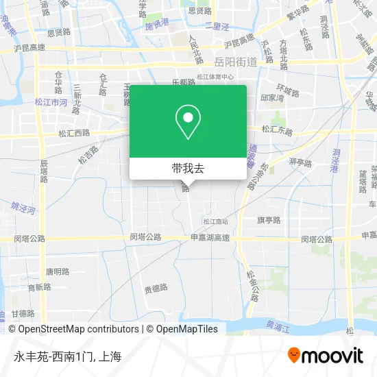 永丰苑-西南1门地图