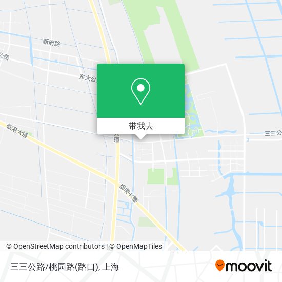 三三公路/桃园路(路口)地图