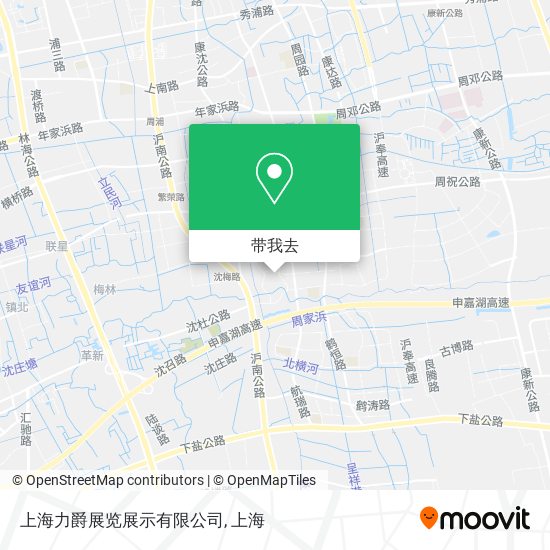 上海力爵展览展示有限公司地图