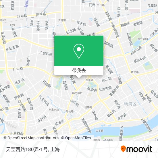 天宝西路180弄-1号地图