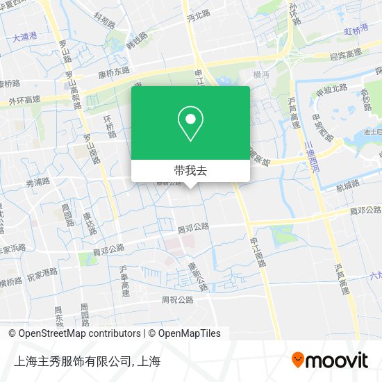 上海主秀服饰有限公司地图
