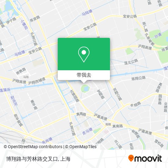 博翔路与芳林路交叉口地图