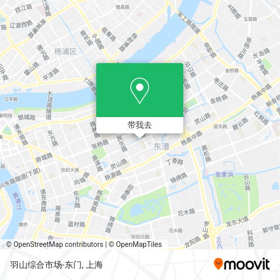 羽山综合市场-东门地图