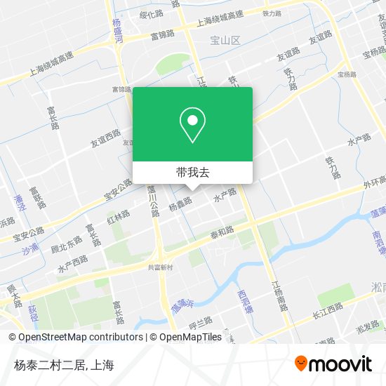 杨泰二村二居地图