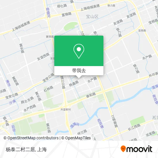 杨泰二村二居地图