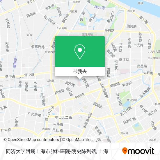 同济大学附属上海市肺科医院-院史陈列馆地图