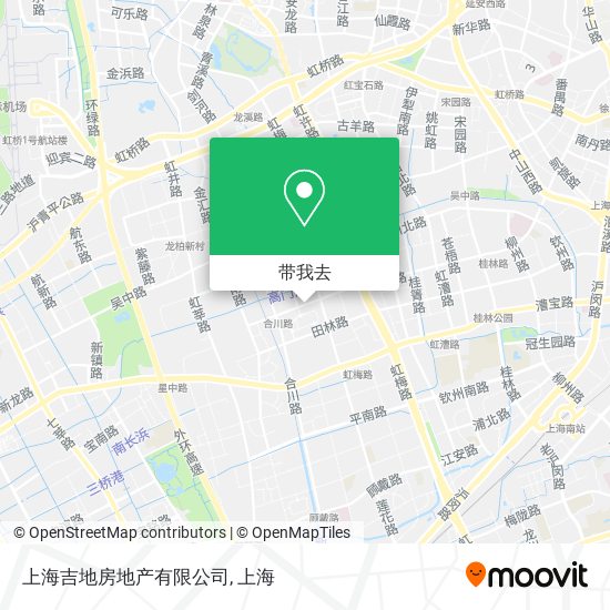 上海吉地房地产有限公司地图
