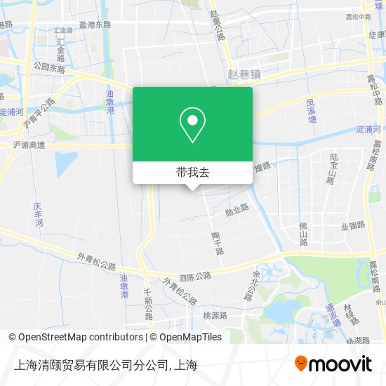 上海清颐贸易有限公司分公司地图