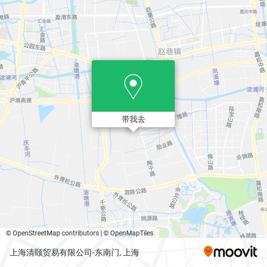 上海清颐贸易有限公司-东南门地图