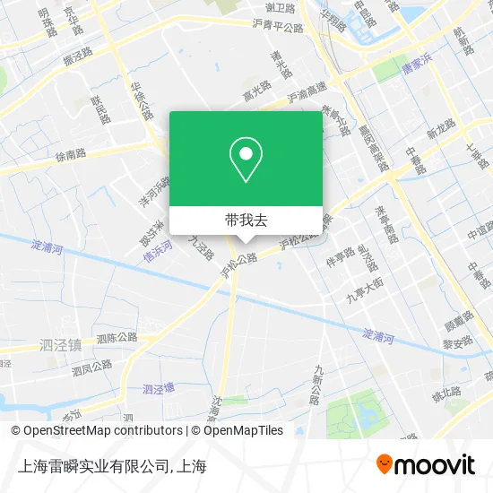 上海雷瞬实业有限公司地图